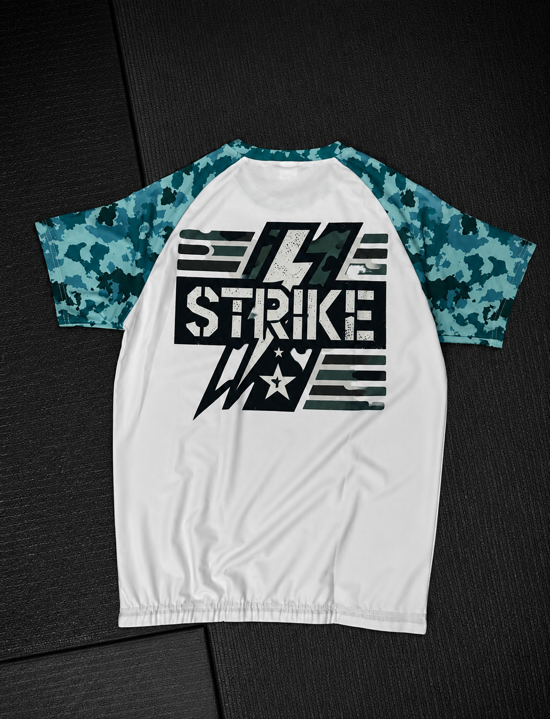 |STRIKE| Camo & White Rashguard